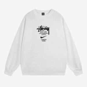 Nike X Stussy International White Crew