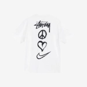 Nike X Stussy Peace Love Swoosh T Shirt Swoosh