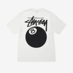 Stussy 8 Ball T Shirt Weisses