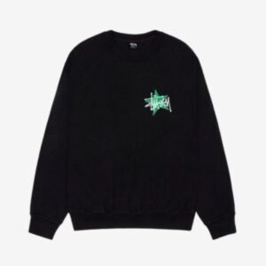 Stüssy Star Crew Black