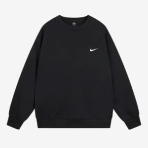 Stussy X Nike The Wide World Tribe Black Crew Neck Shirt